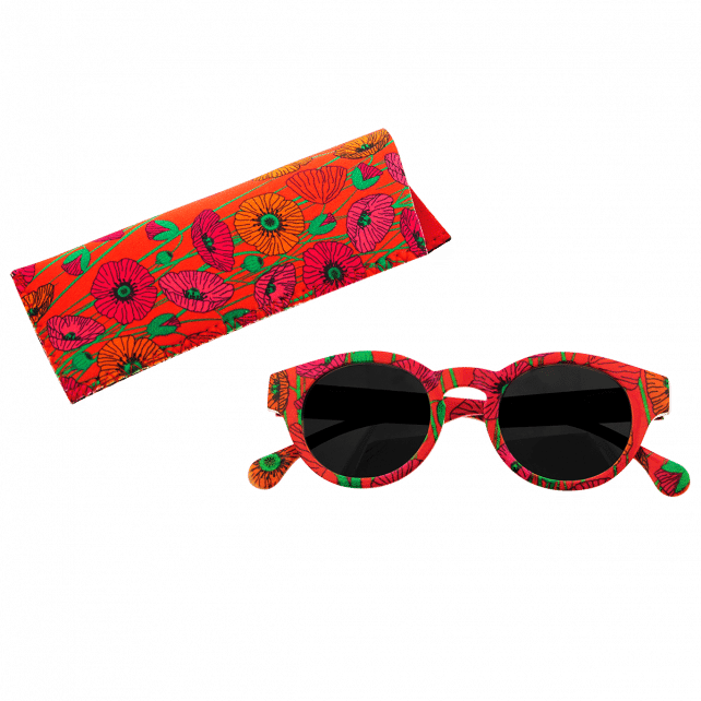 Gafas de sol – Lunettes Rondes Rojos - Pylones disponible en BULÉ
