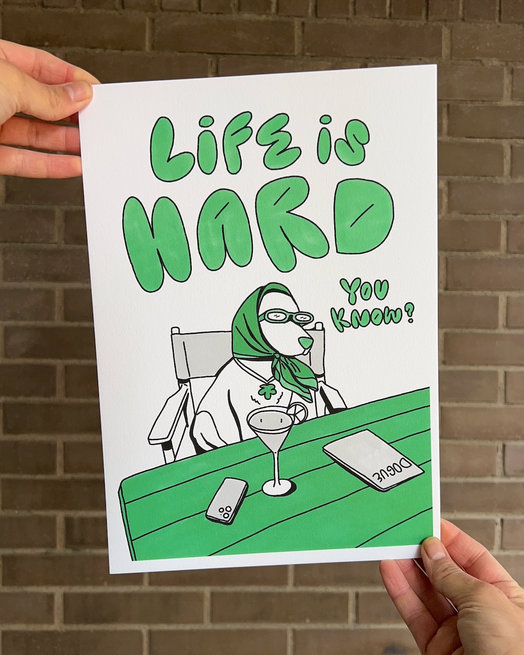 MEAN DOGS – Life is HARD - Diseño de autor disponible en BULÉ